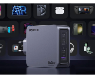 UGREEN Ładowarka sieciowa Nexode Pro 160W GaN USB + 3x USB-C szara - 1488951 - zdjęcie 4